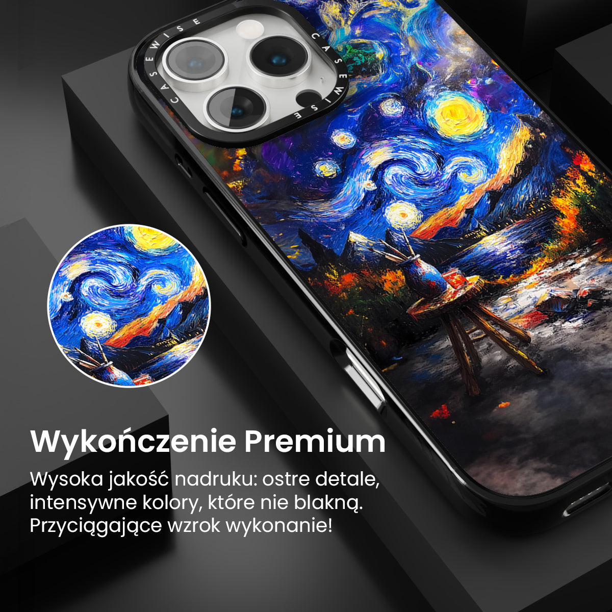 Starry Night Painting - Etui