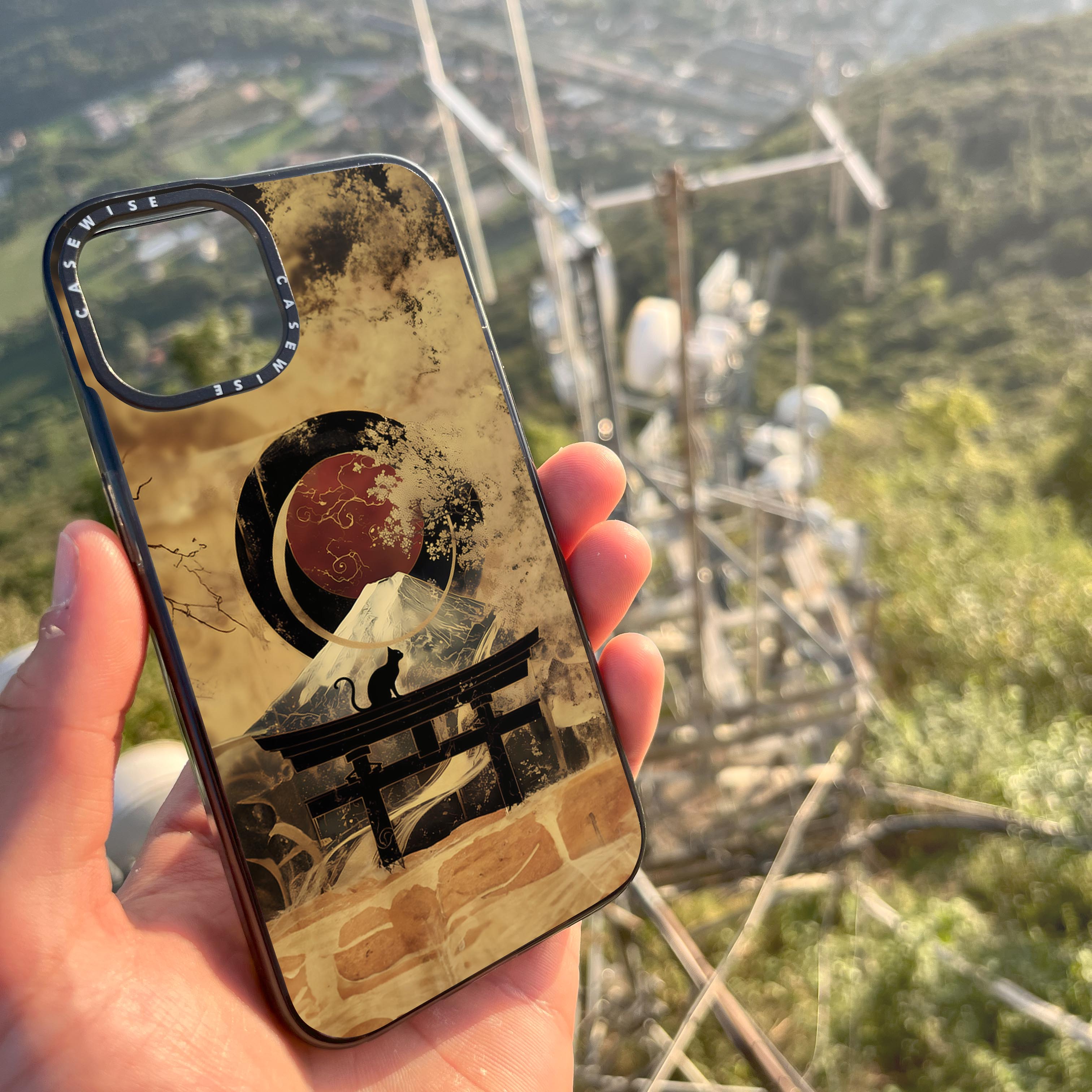 Black Cat Torii Gate - Etui
