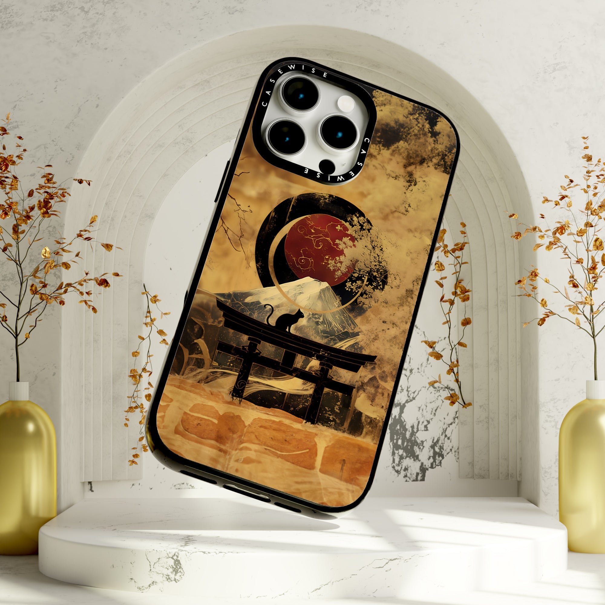 Black Cat Torii Gate - Etui