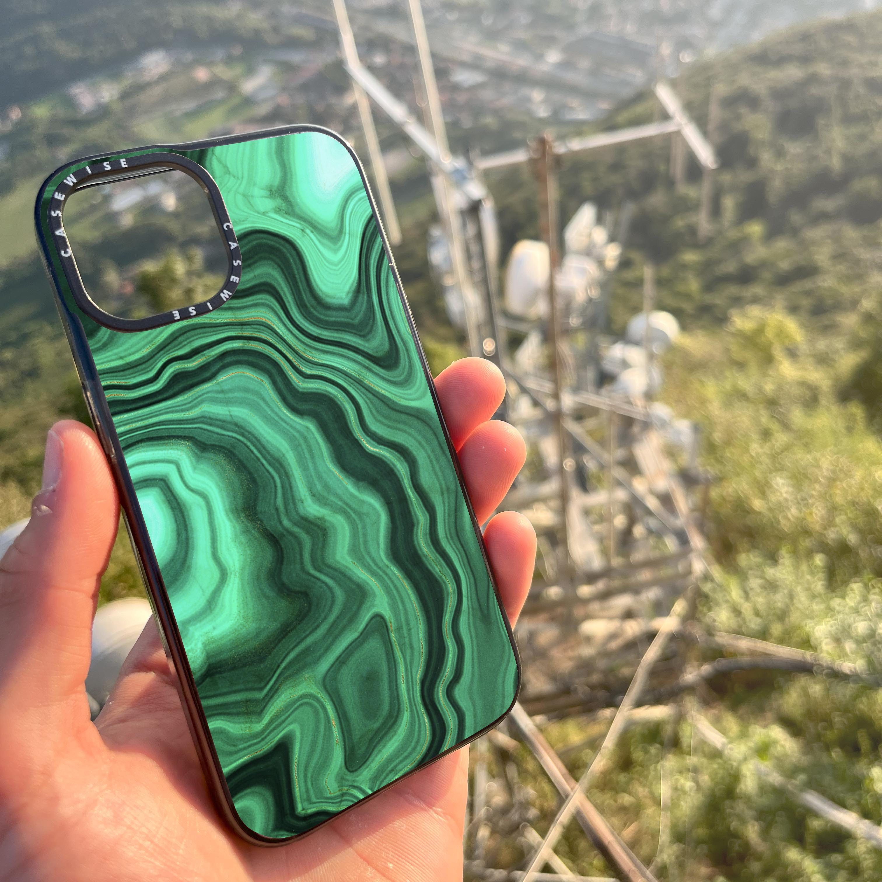 Malachite Texture 10 - Etui
