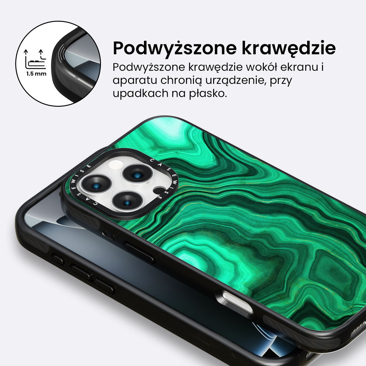 Malachite Texture 10 - Etui