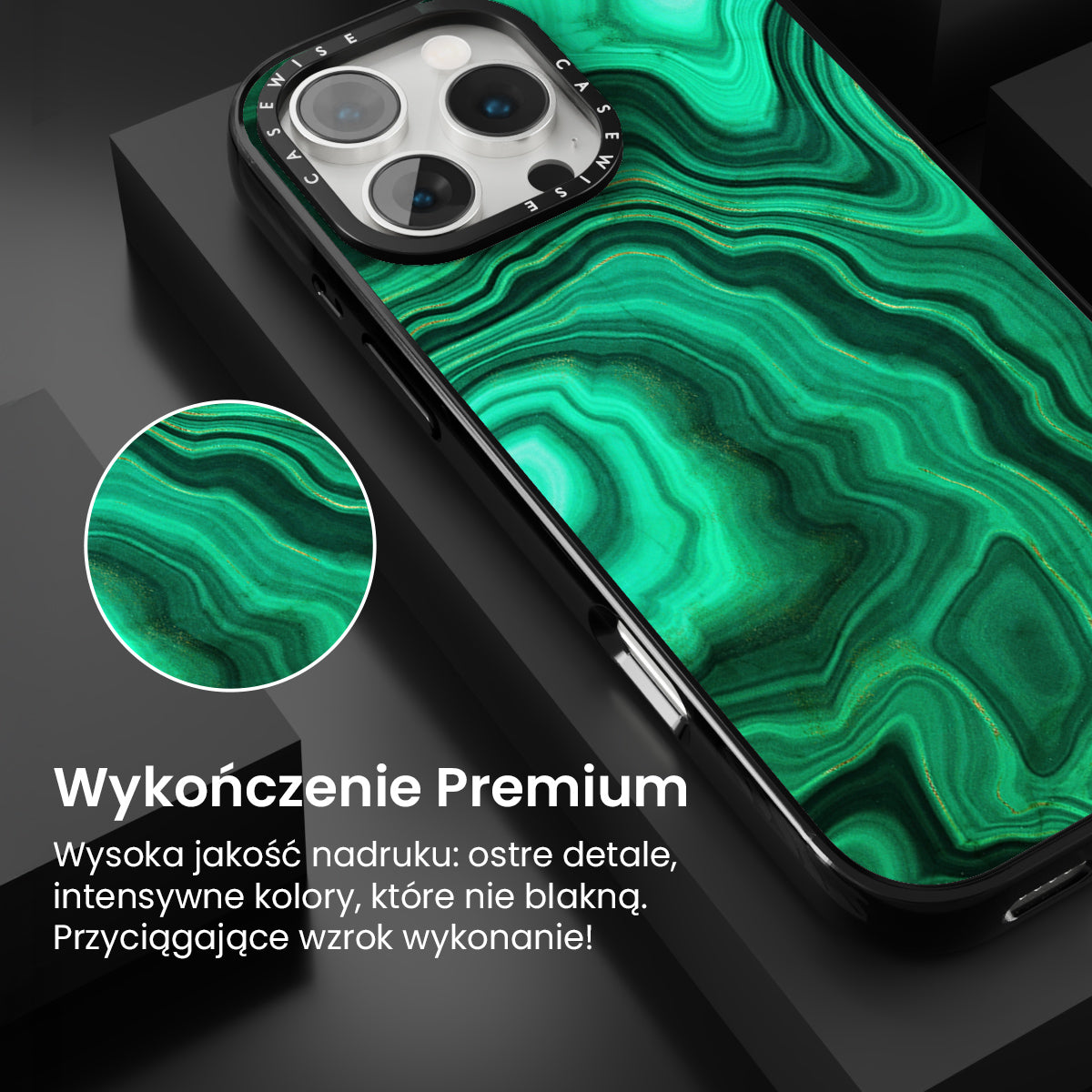 Malachite Texture 10 - Etui