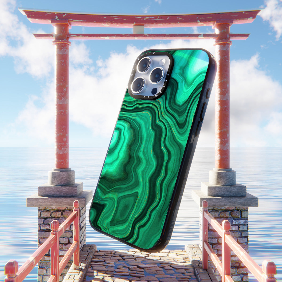 Malachite Texture 10 - Etui