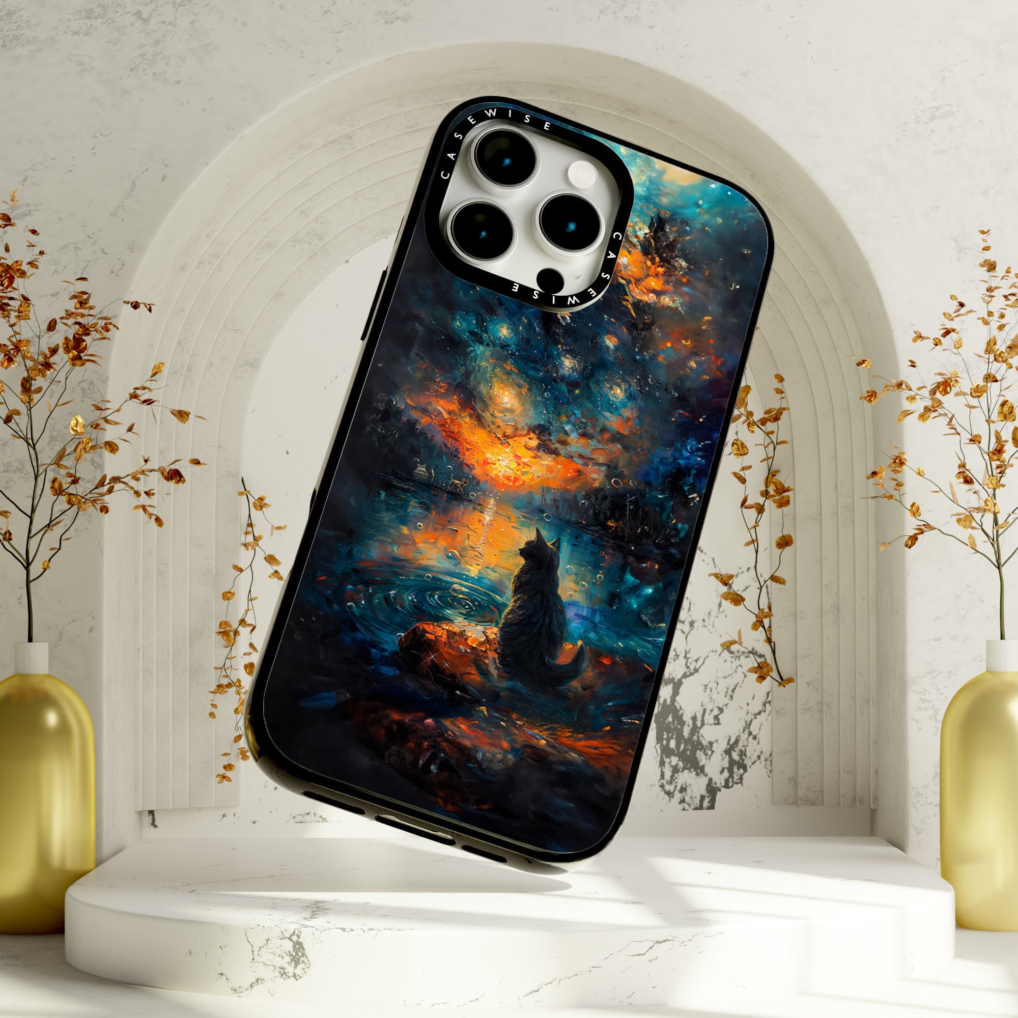 Cute Cat Painting - Etui