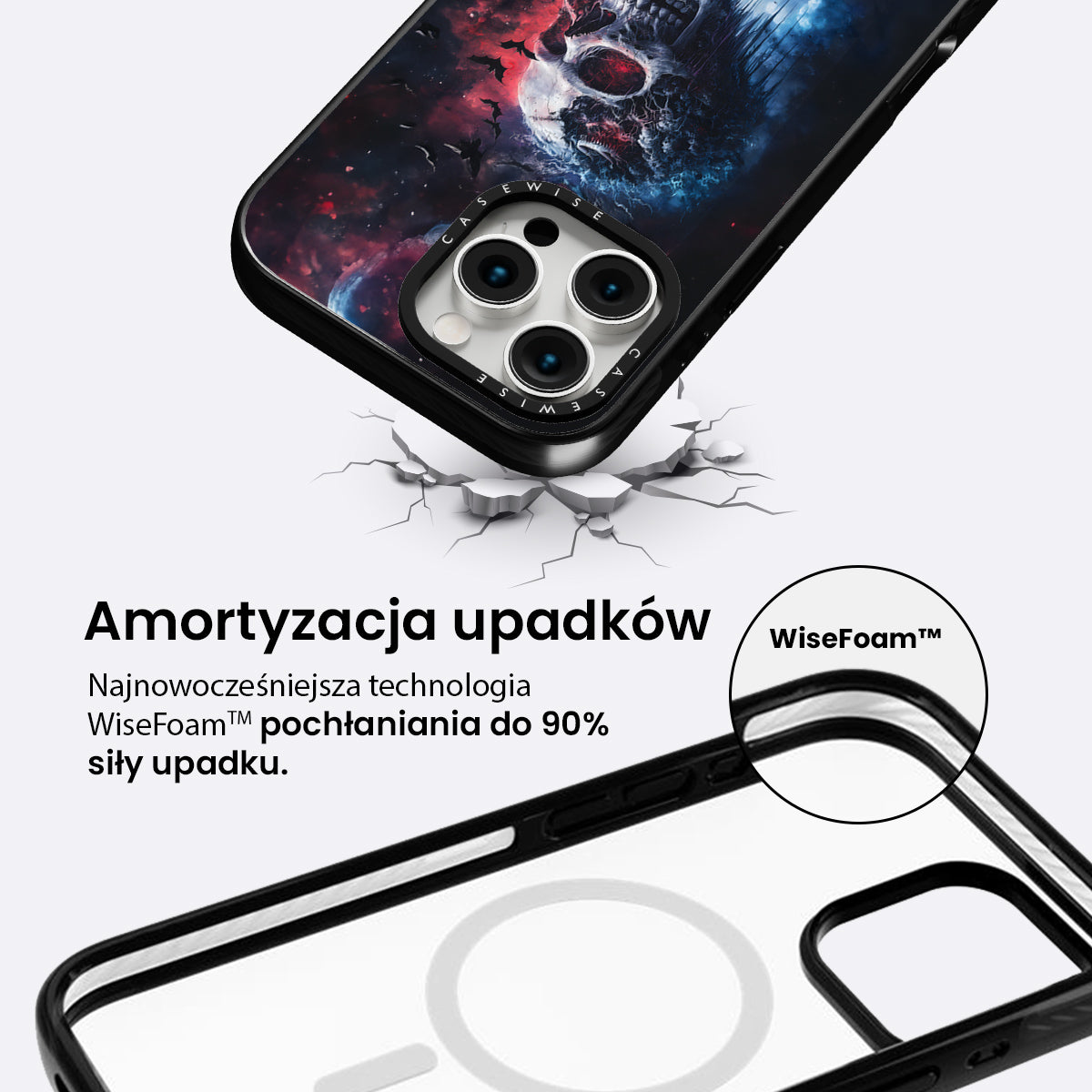 Skull in Midnight - Etui