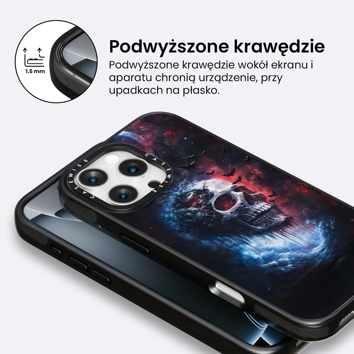 Skull in Midnight - Etui