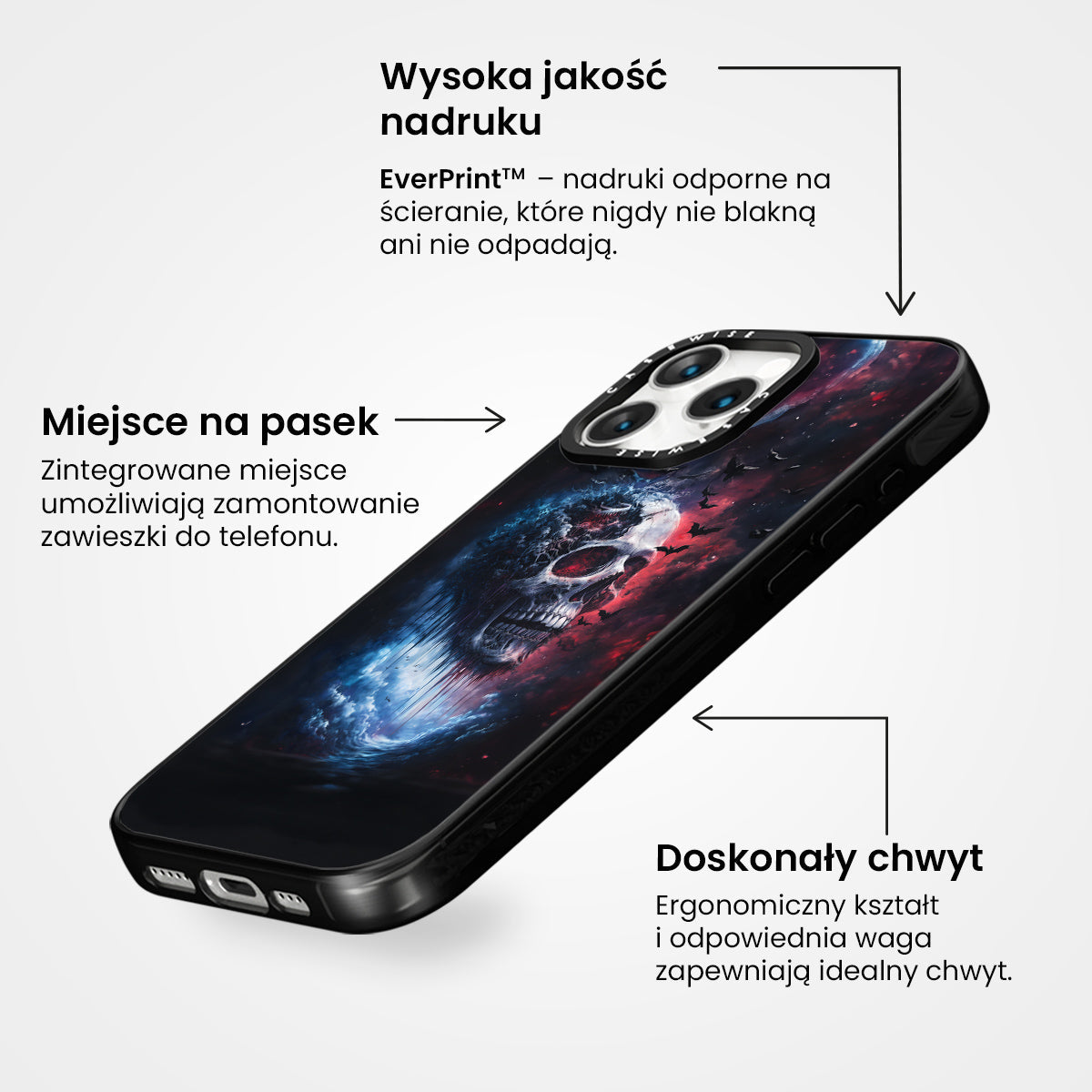 Skull in Midnight - Etui
