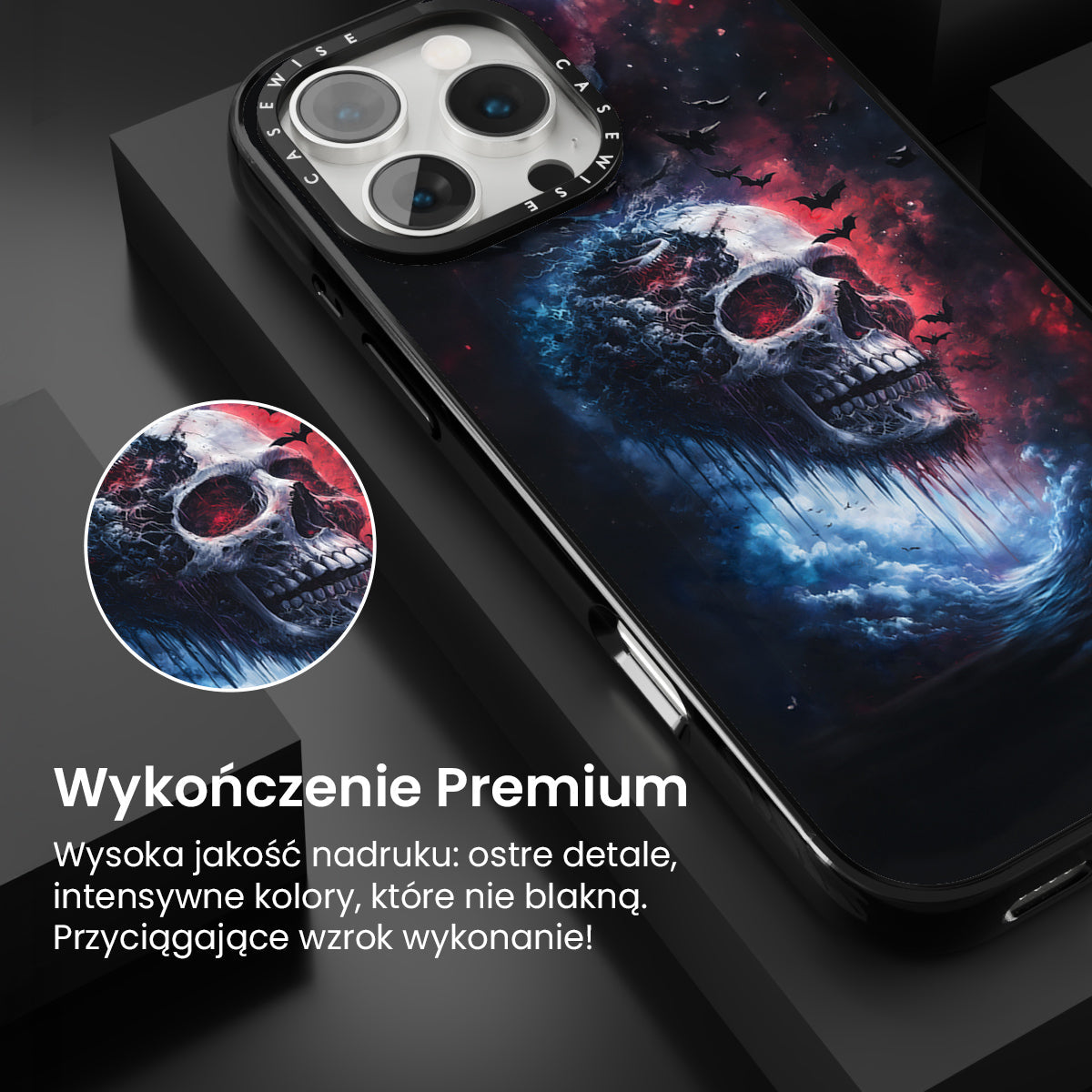 Skull in Midnight - Etui