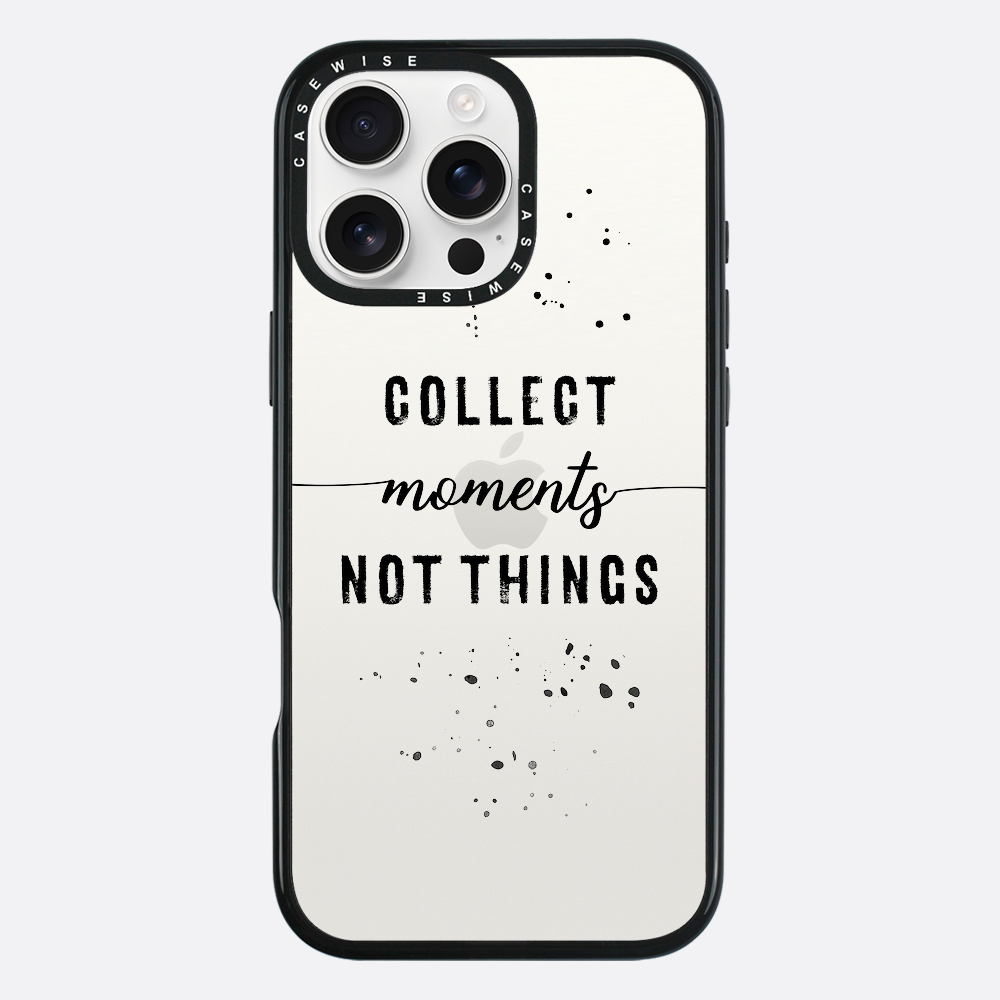 TEXT ART Collect moments not things - Etui