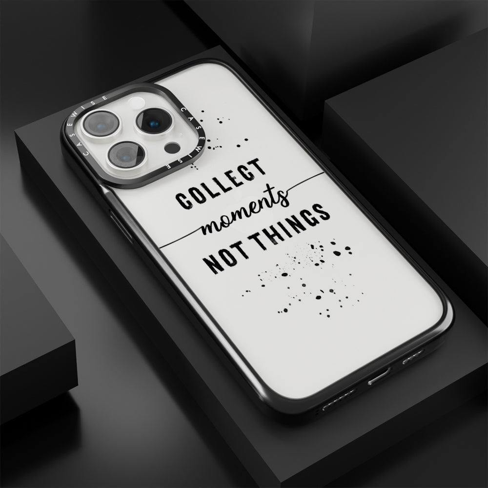 TEXT ART Collect moments not things - Etui