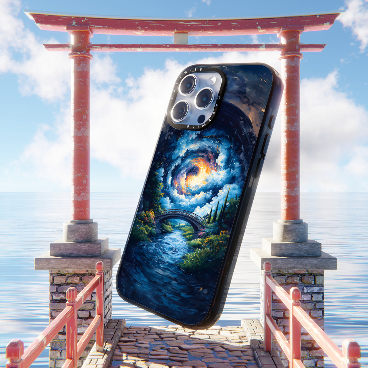 Cloudy Landscape - Etui