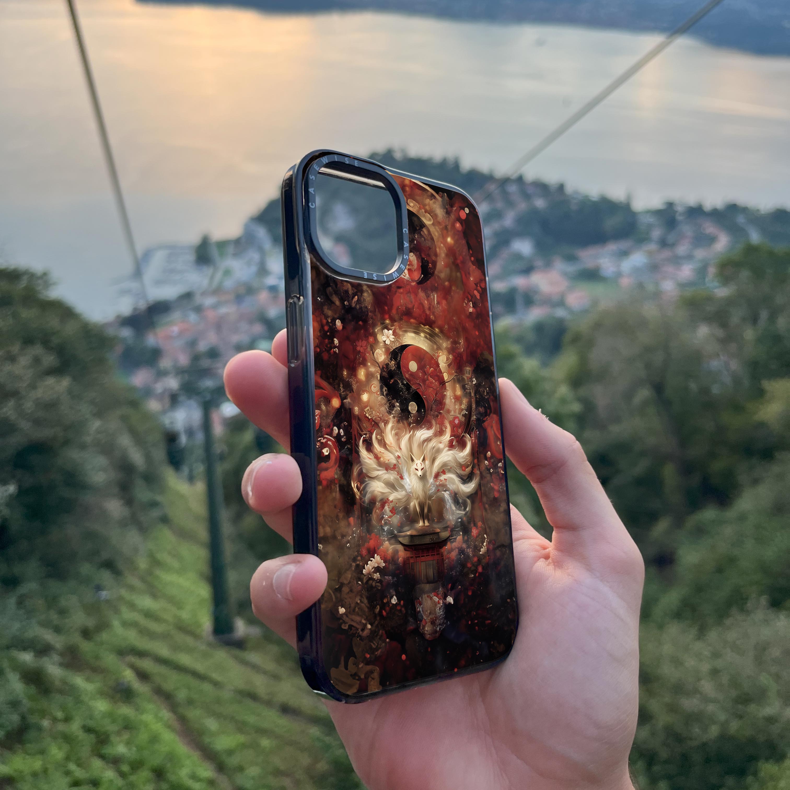 Yin and Yang Kitsune - Etui