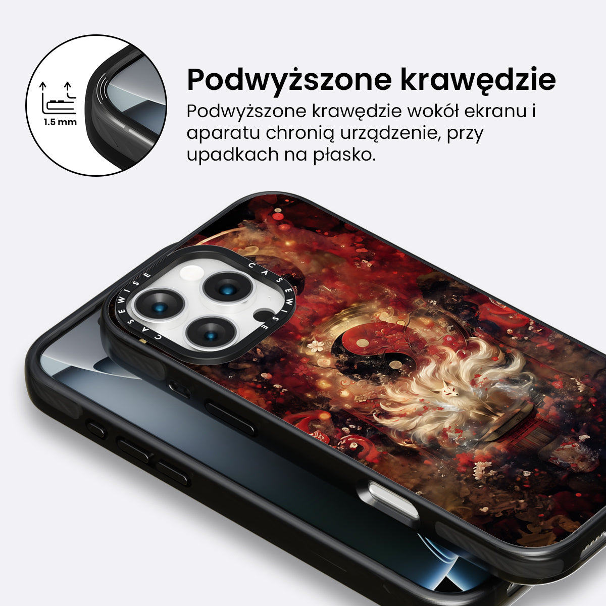 Yin and Yang Kitsune - Etui