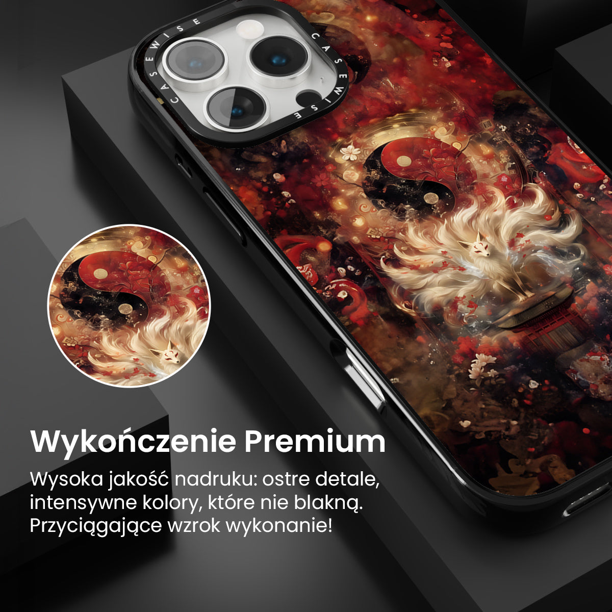Yin and Yang Kitsune - Etui