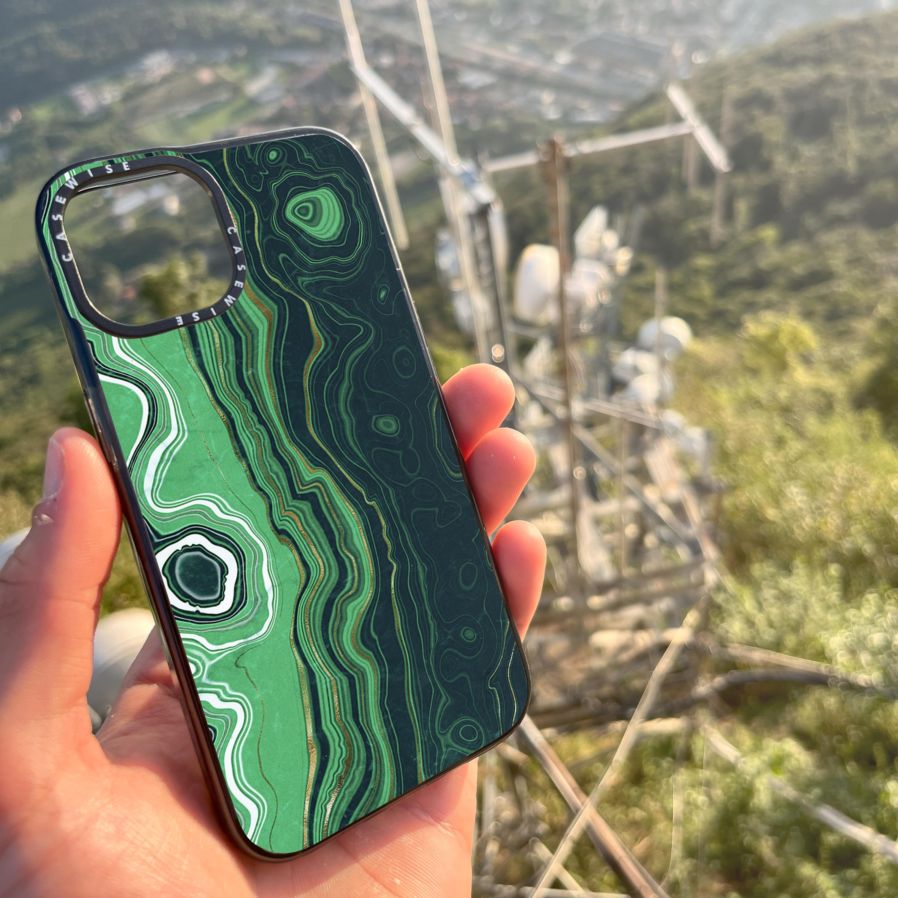 Malachite Texture 07 - Etui