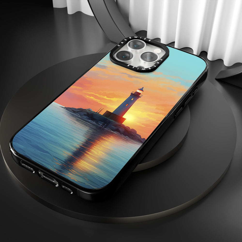 Lighthouse Oil Painting - Etui