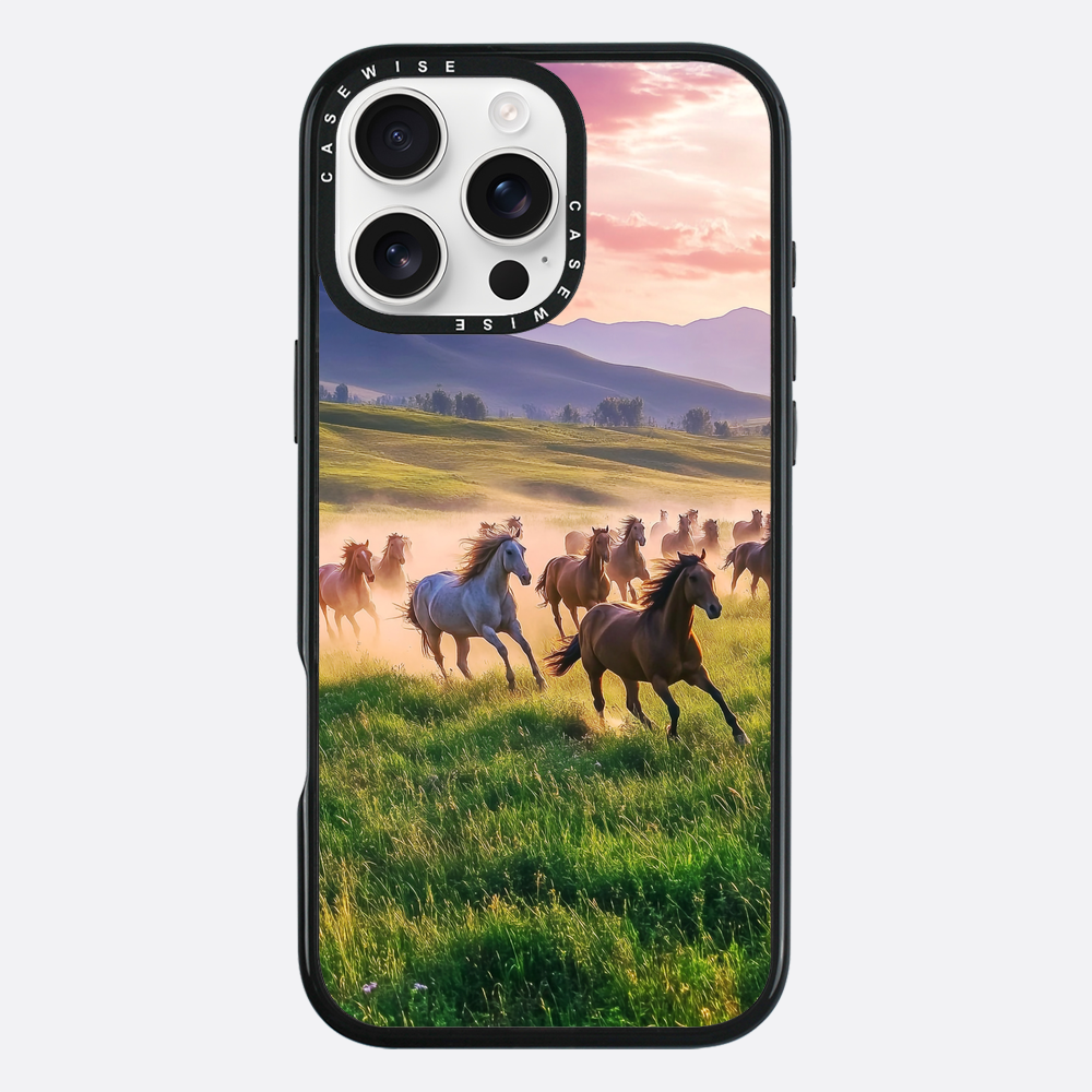Running Horses Landscape - Etui