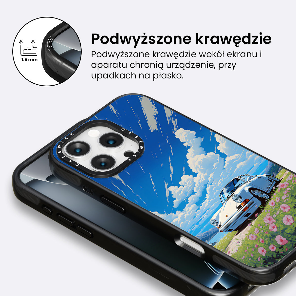 Porsche 911 Anime Art - Etui