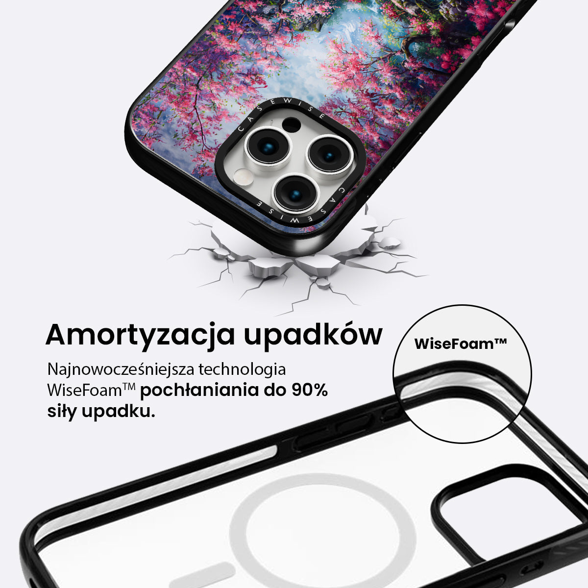 Cherry Blossom River Nature - Etui