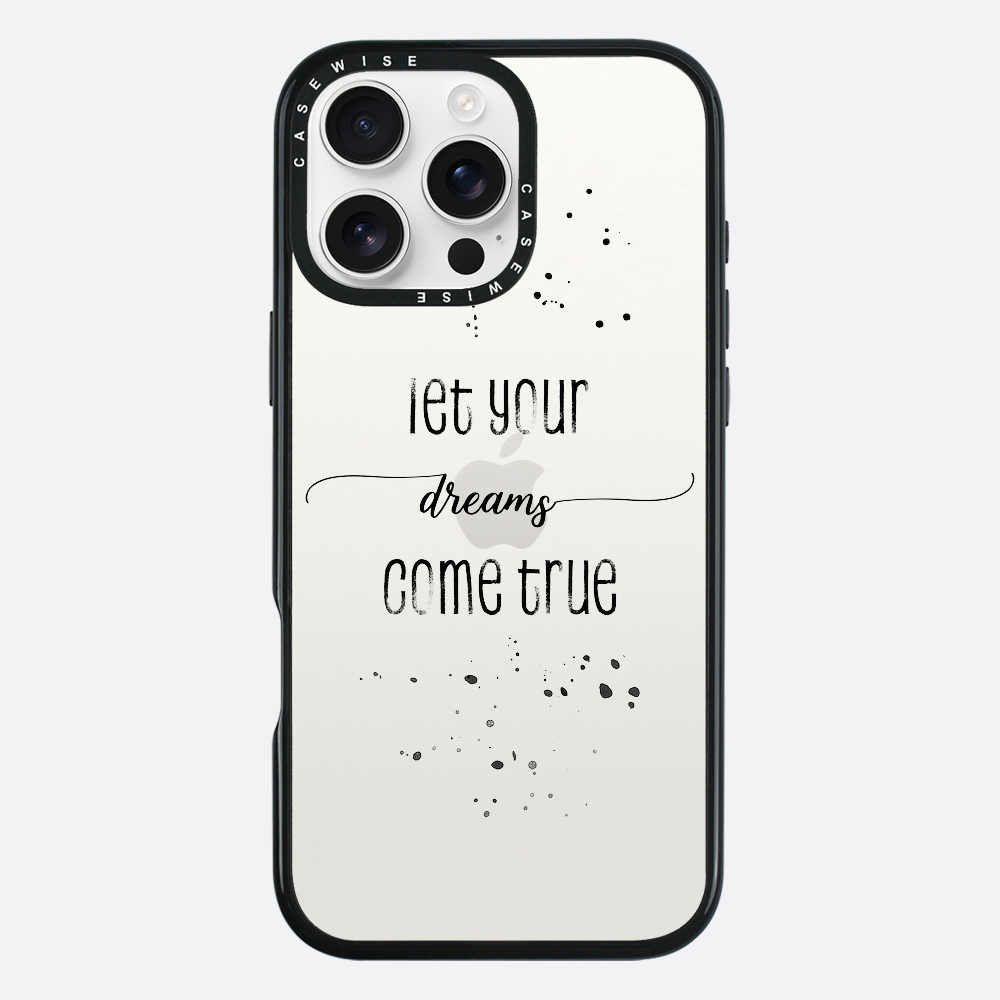 TEXT ART Let your dreams come true - Etui