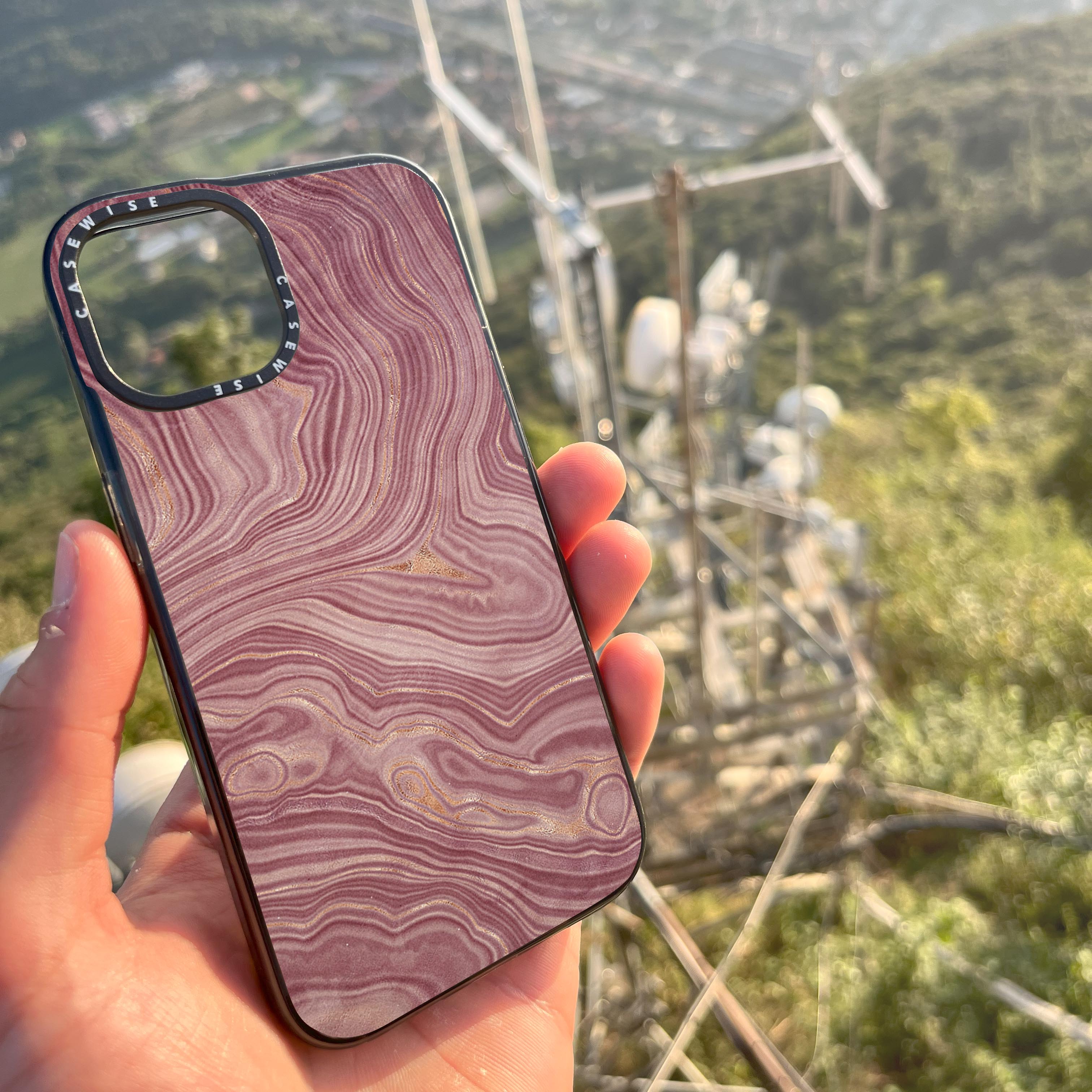Pink Agate Texture 02 - Etui