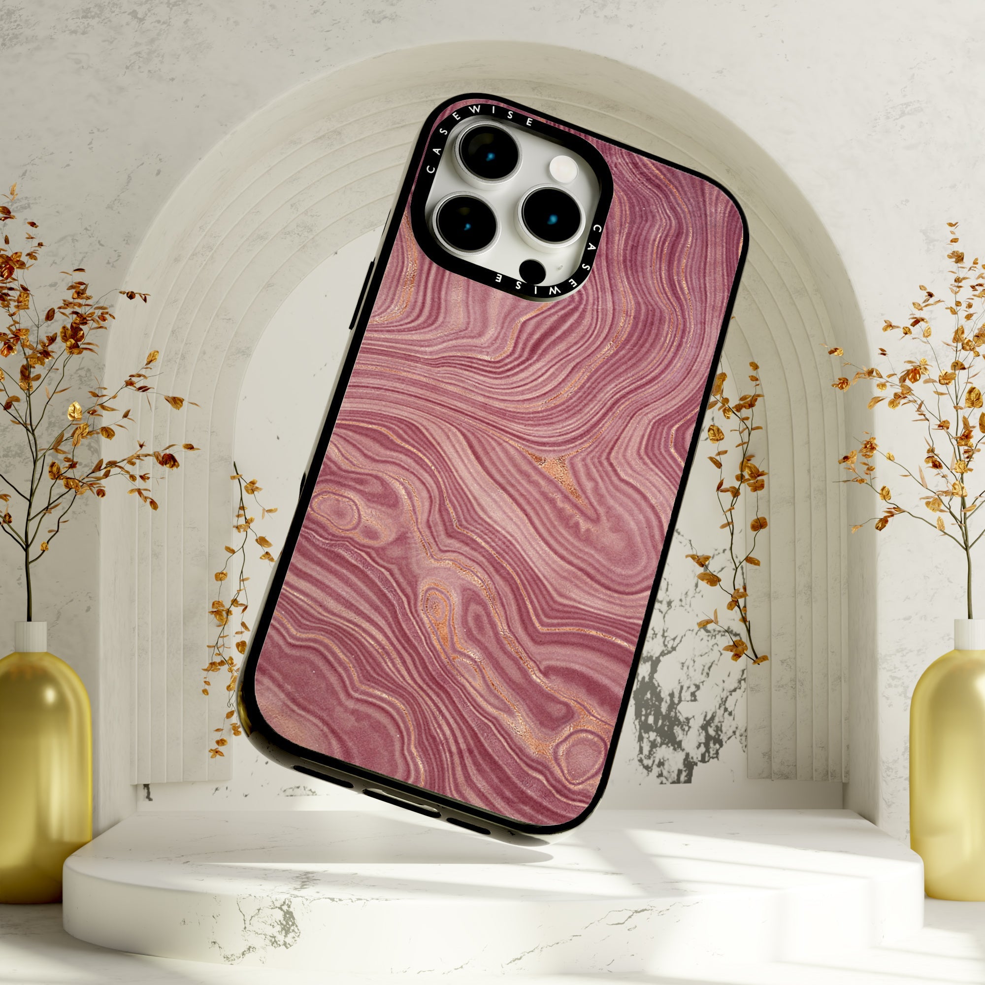 Pink Agate Texture 02 - Etui