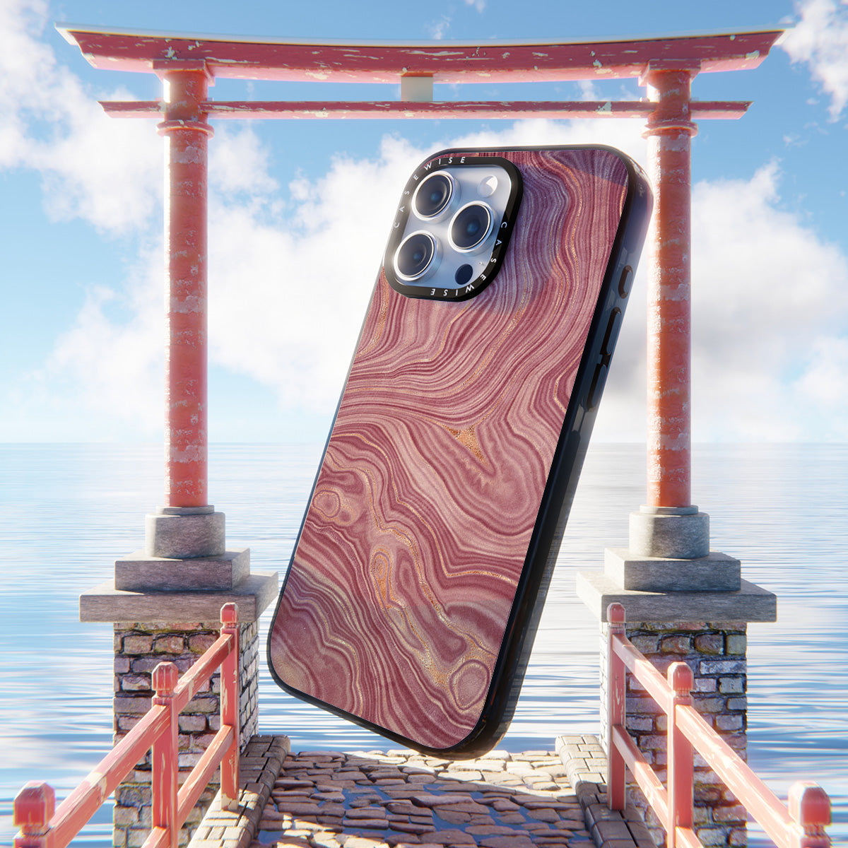 Pink Agate Texture 02 - Etui