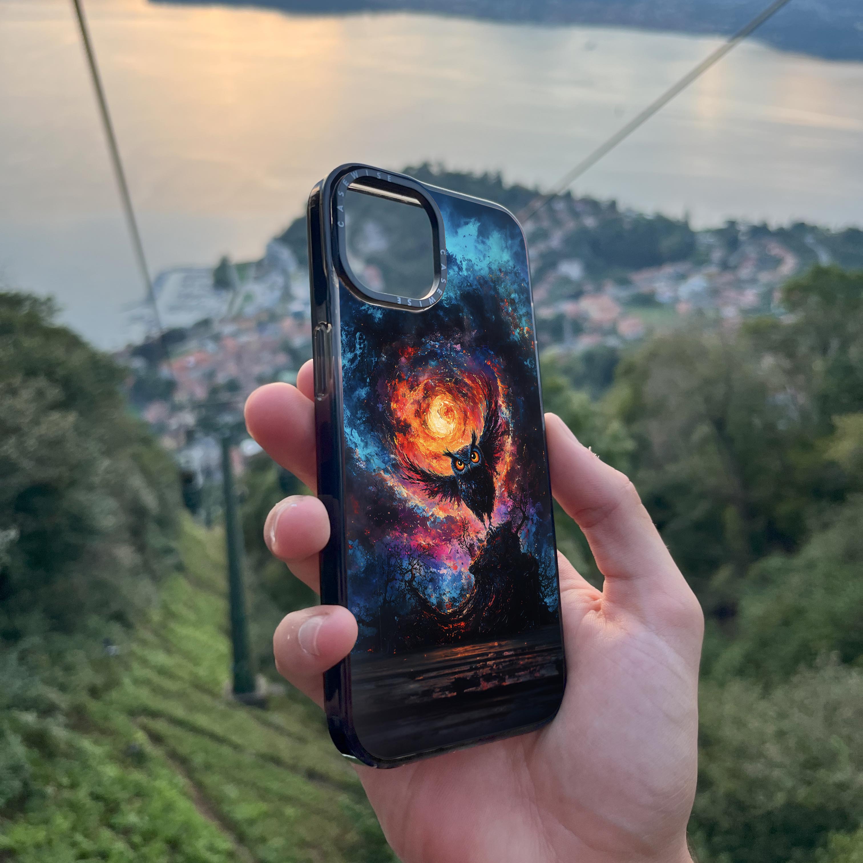 Paradise Owl in Midnight - Etui