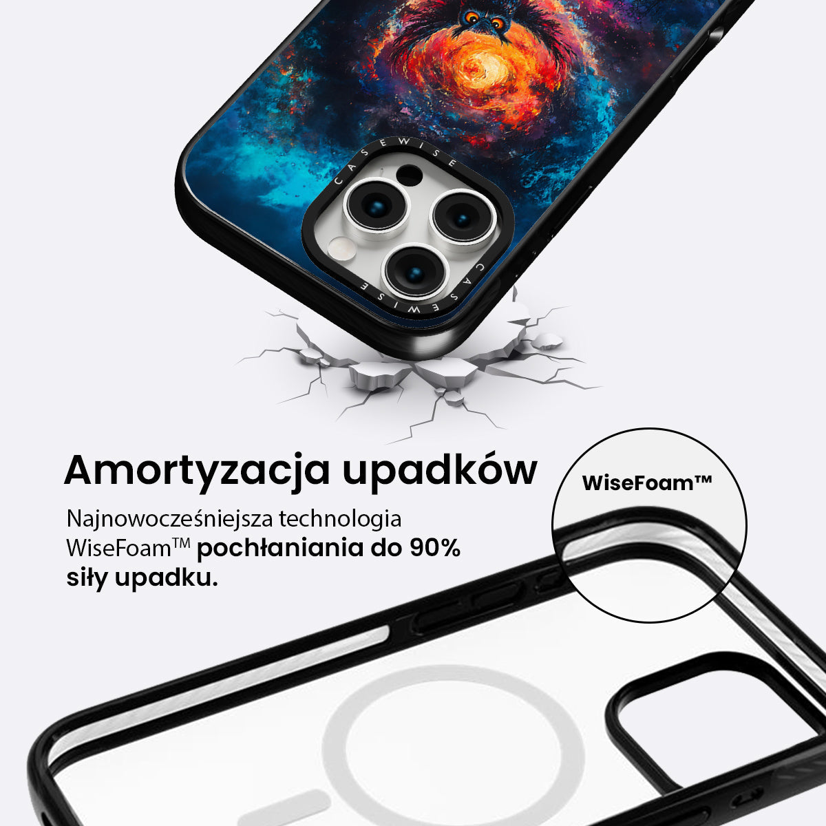 Paradise Owl in Midnight - Etui