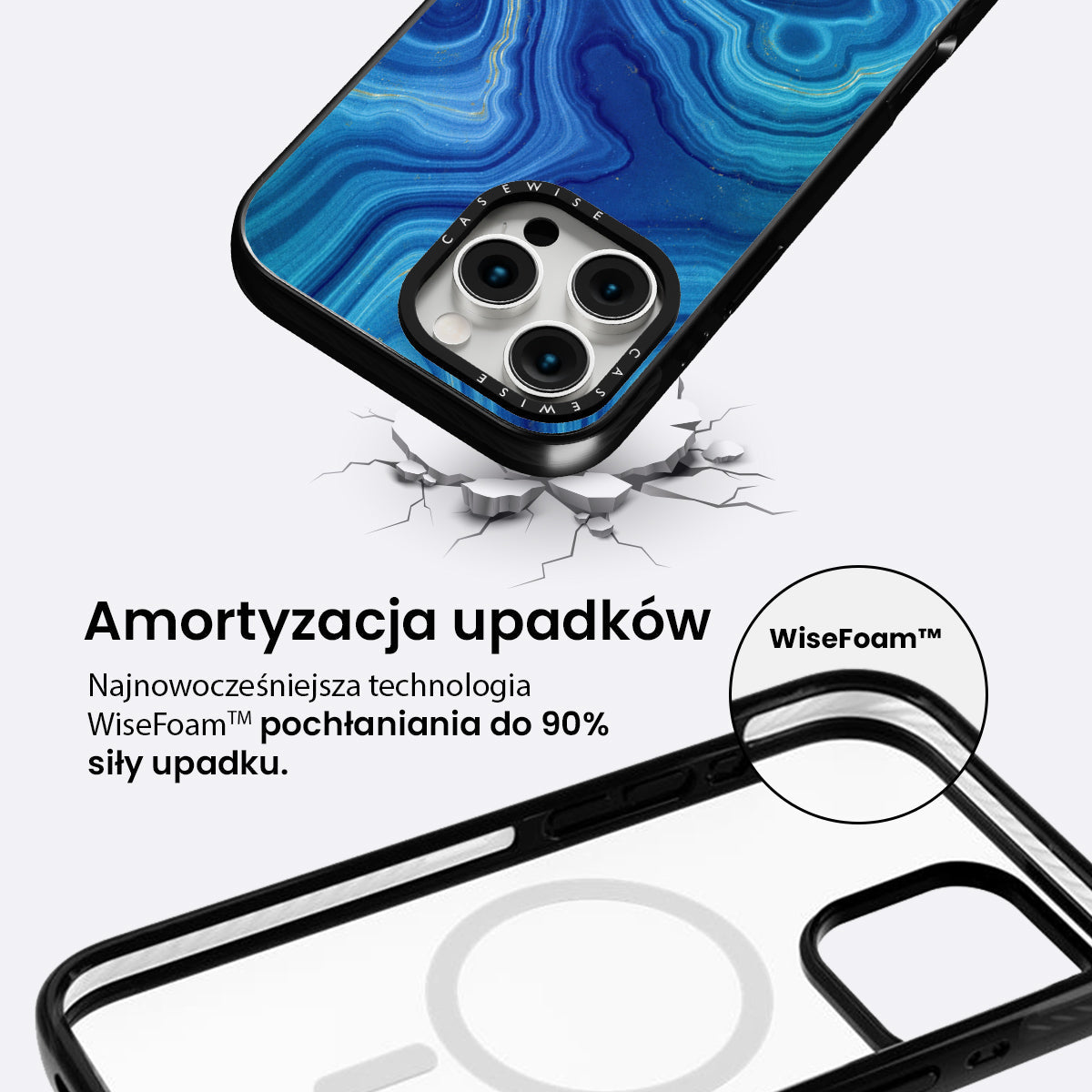 Blue Agate Texture 08 - Etui