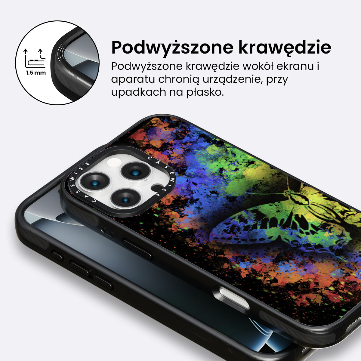 Motyl Tęczowy 2 - Etui