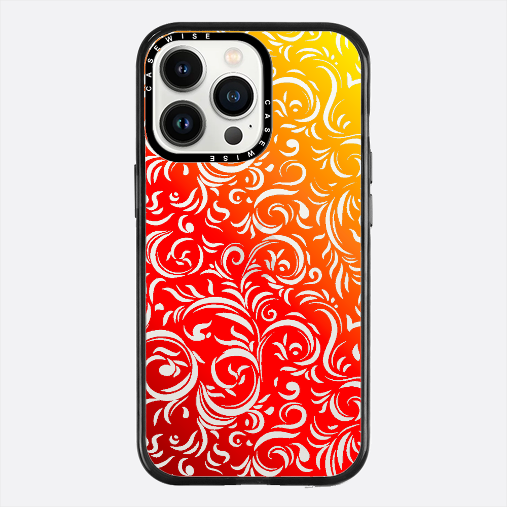 Żywy filigran zachodu słońca - Etui