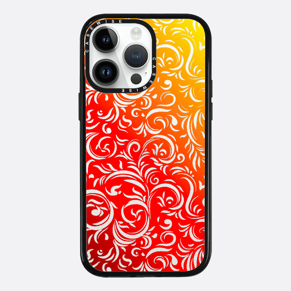 Żywy filigran zachodu słońca - Etui