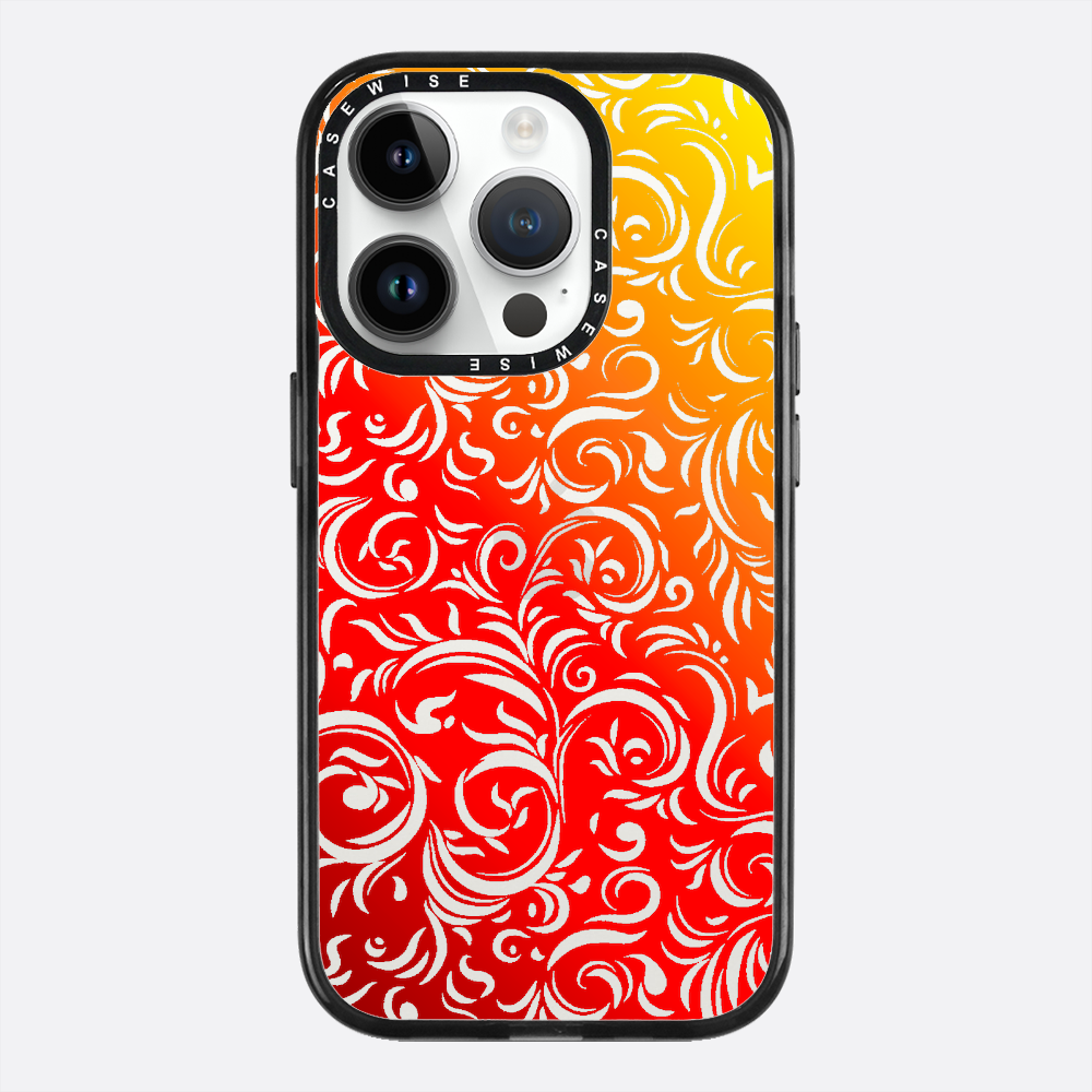 Żywy filigran zachodu słońca - Etui