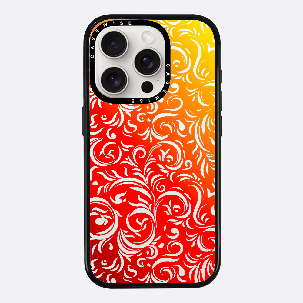 Żywy filigran zachodu słońca - Etui