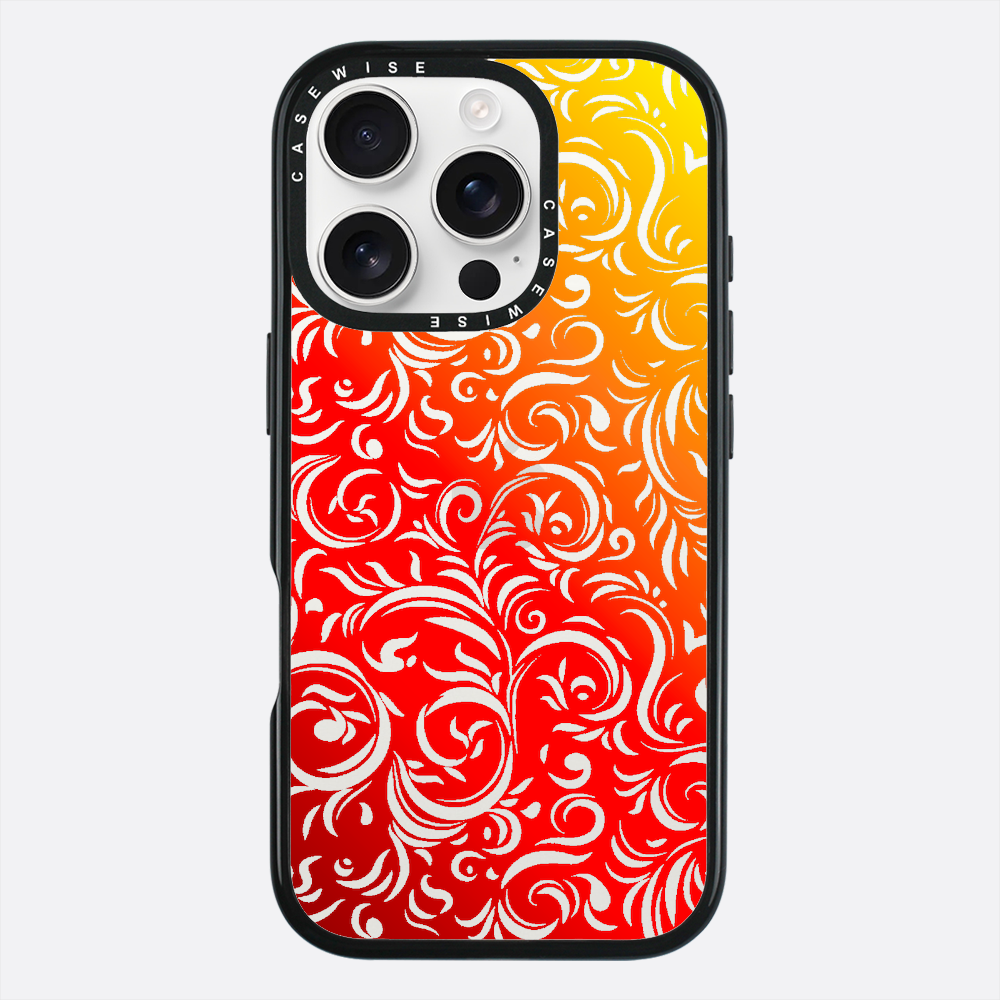 Żywy filigran zachodu słońca - Etui