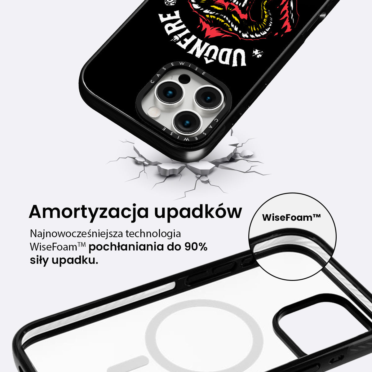 Udun Fire Club Black - Etui
