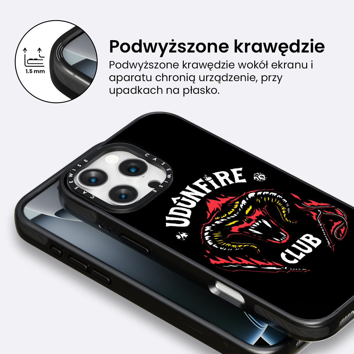 Udun Fire Club Black - Etui