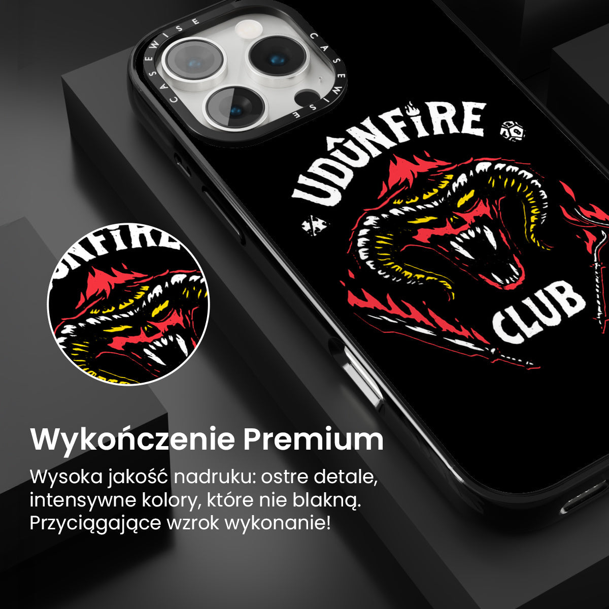 Udun Fire Club Black - Etui
