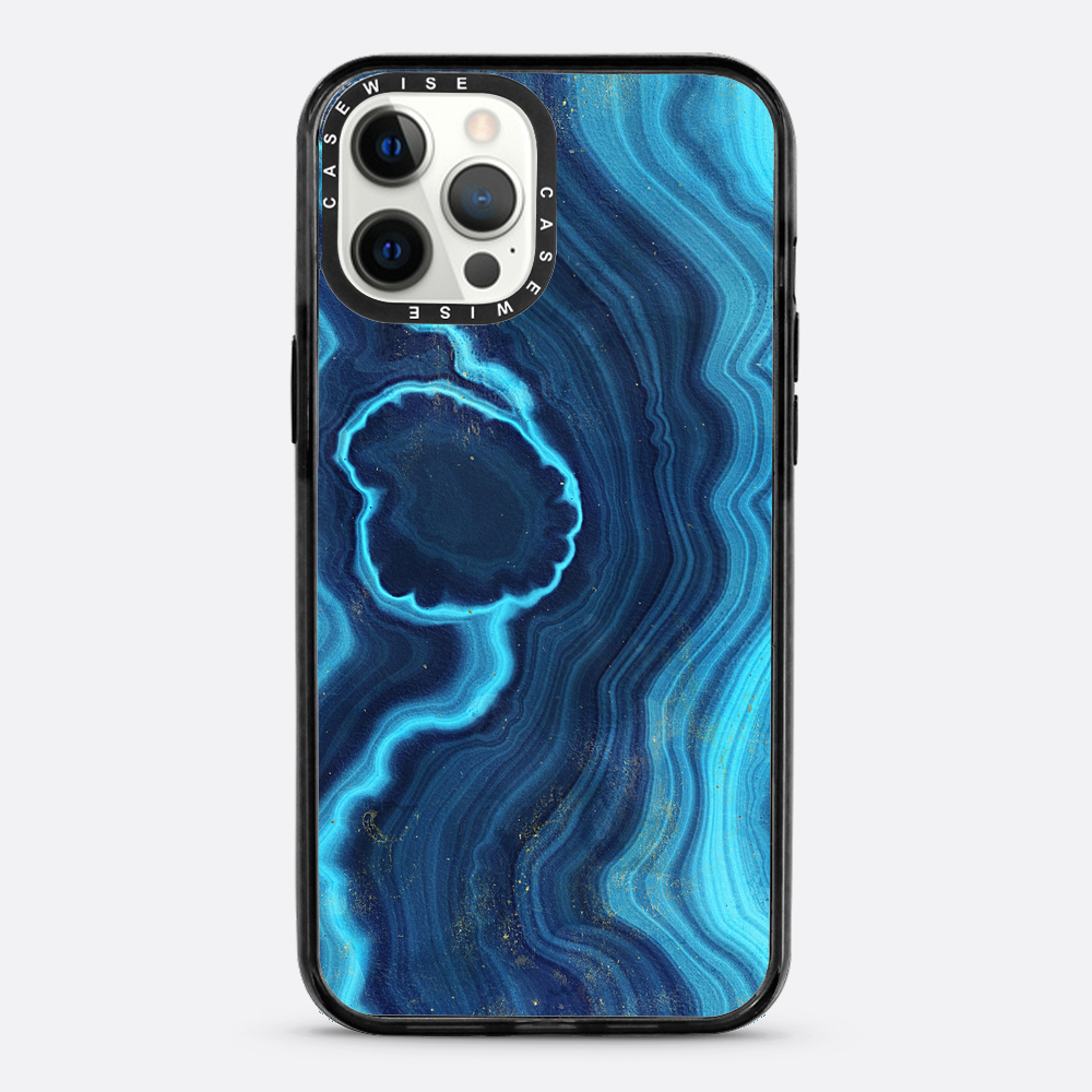 Blue Agate Texture 03 - Etui
