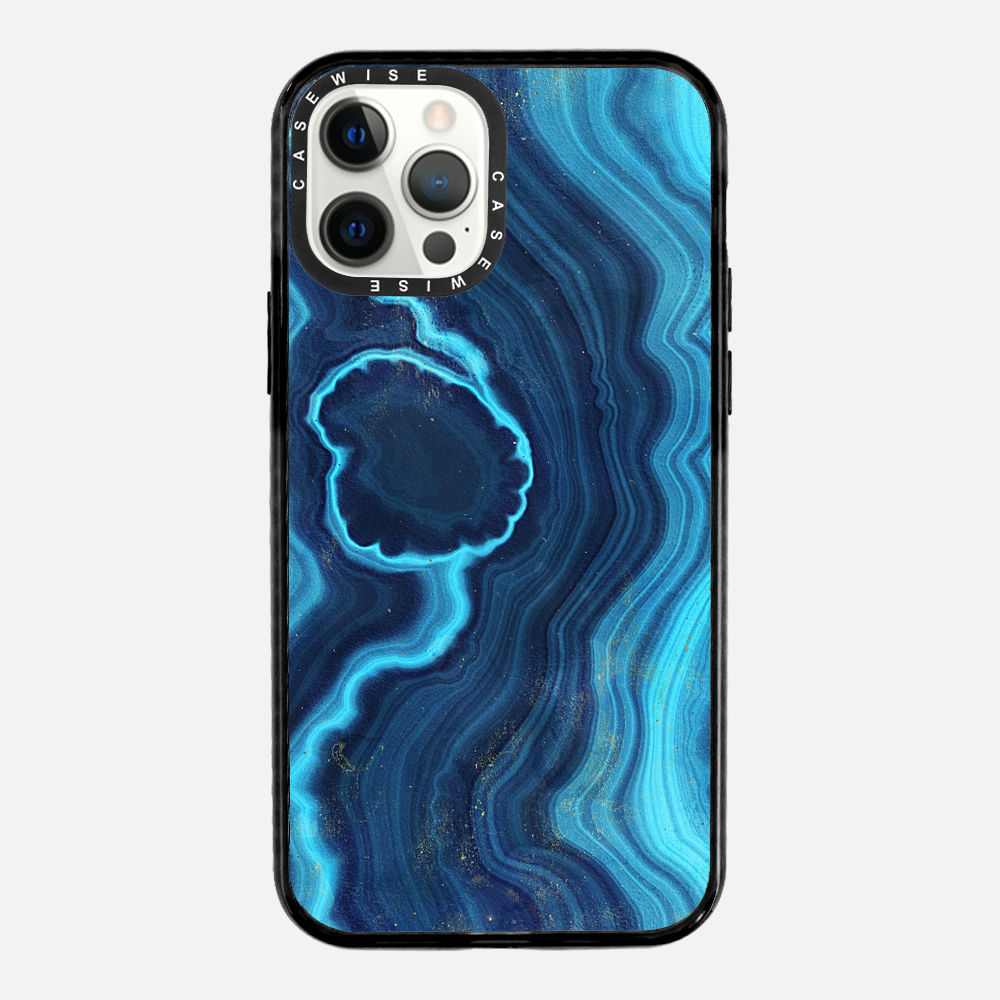 Blue Agate Texture 03 - Etui