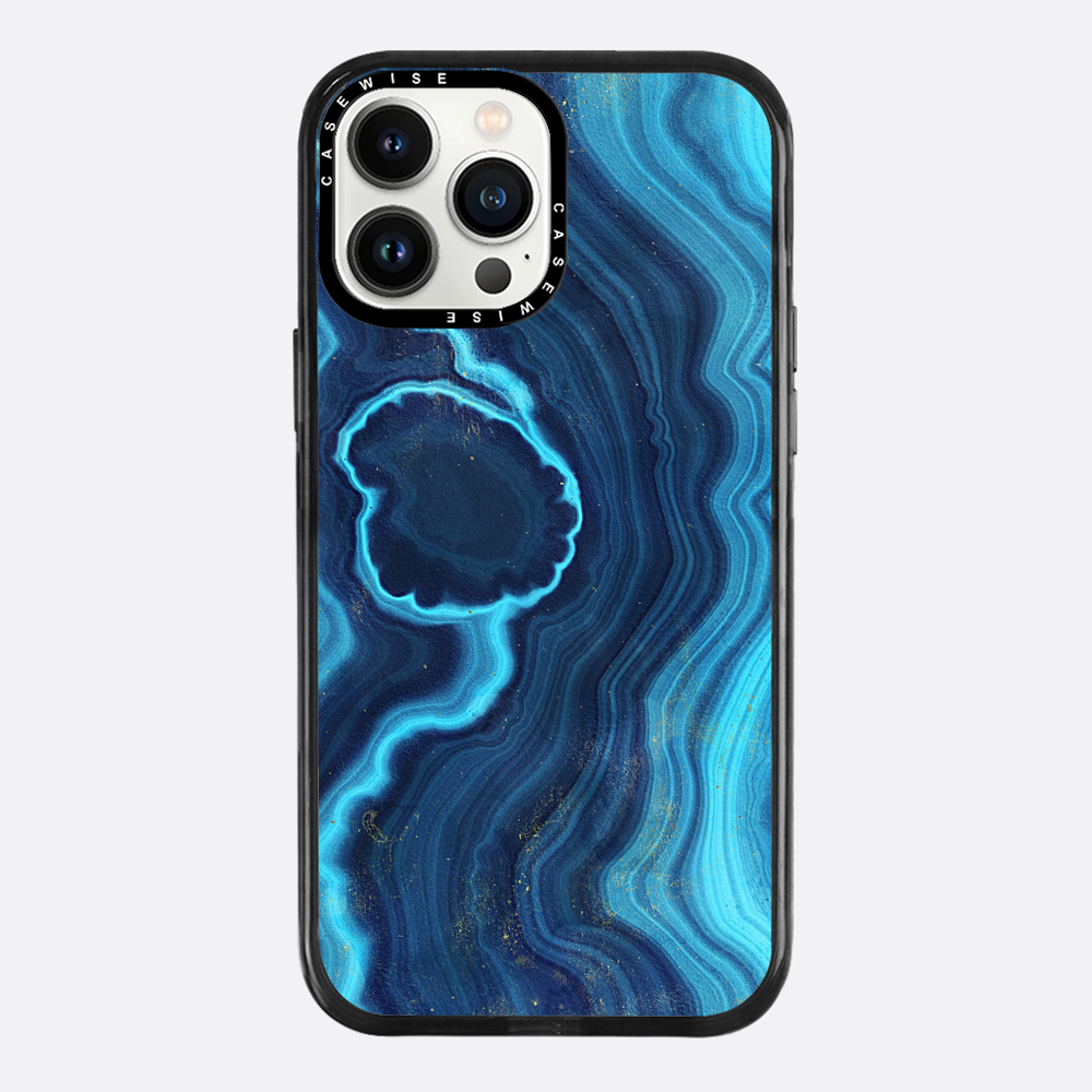 Blue Agate Texture 03 - Etui