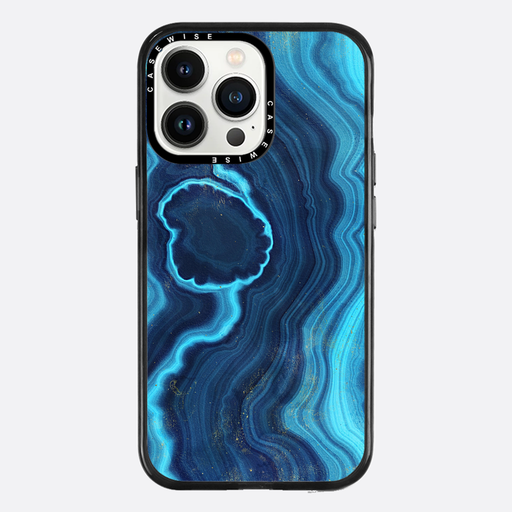 Blue Agate Texture 03 - Etui