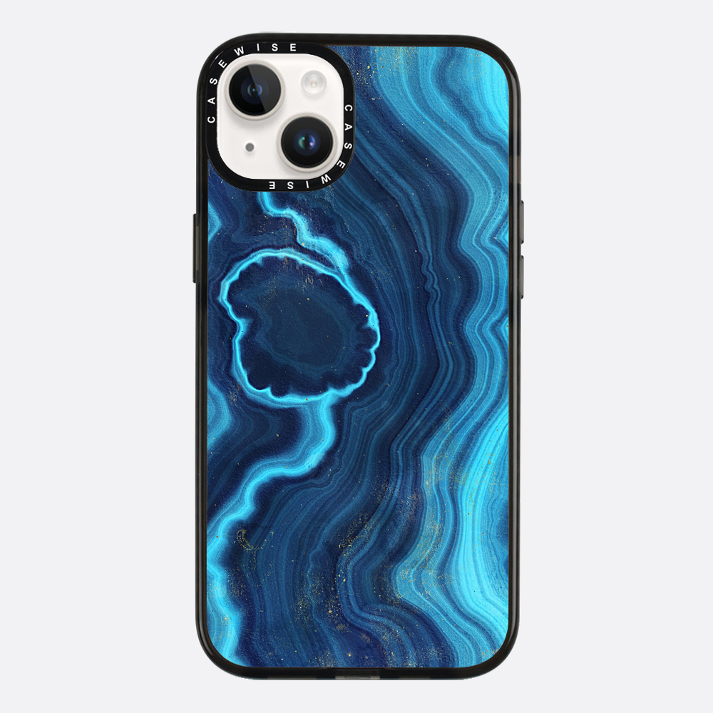 Blue Agate Texture 03 - Etui