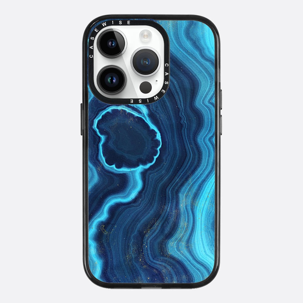 Blue Agate Texture 03 - Etui