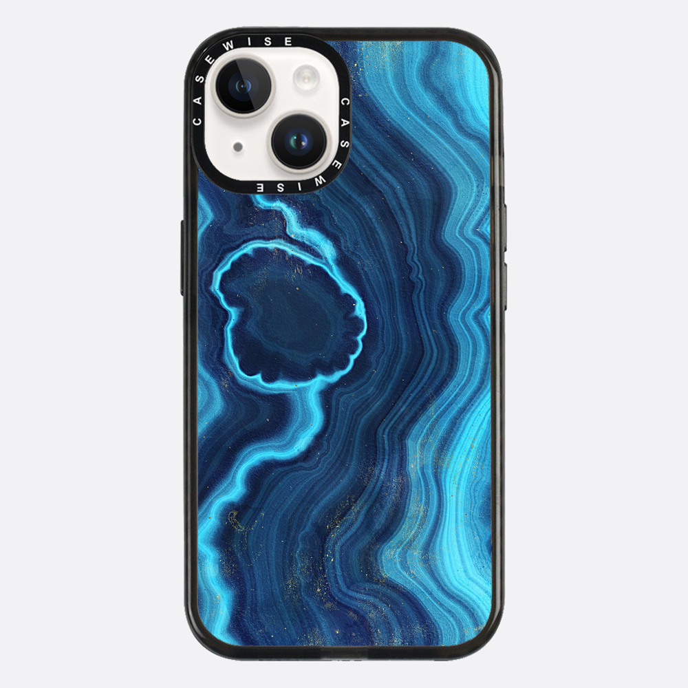 Blue Agate Texture 03 - Etui