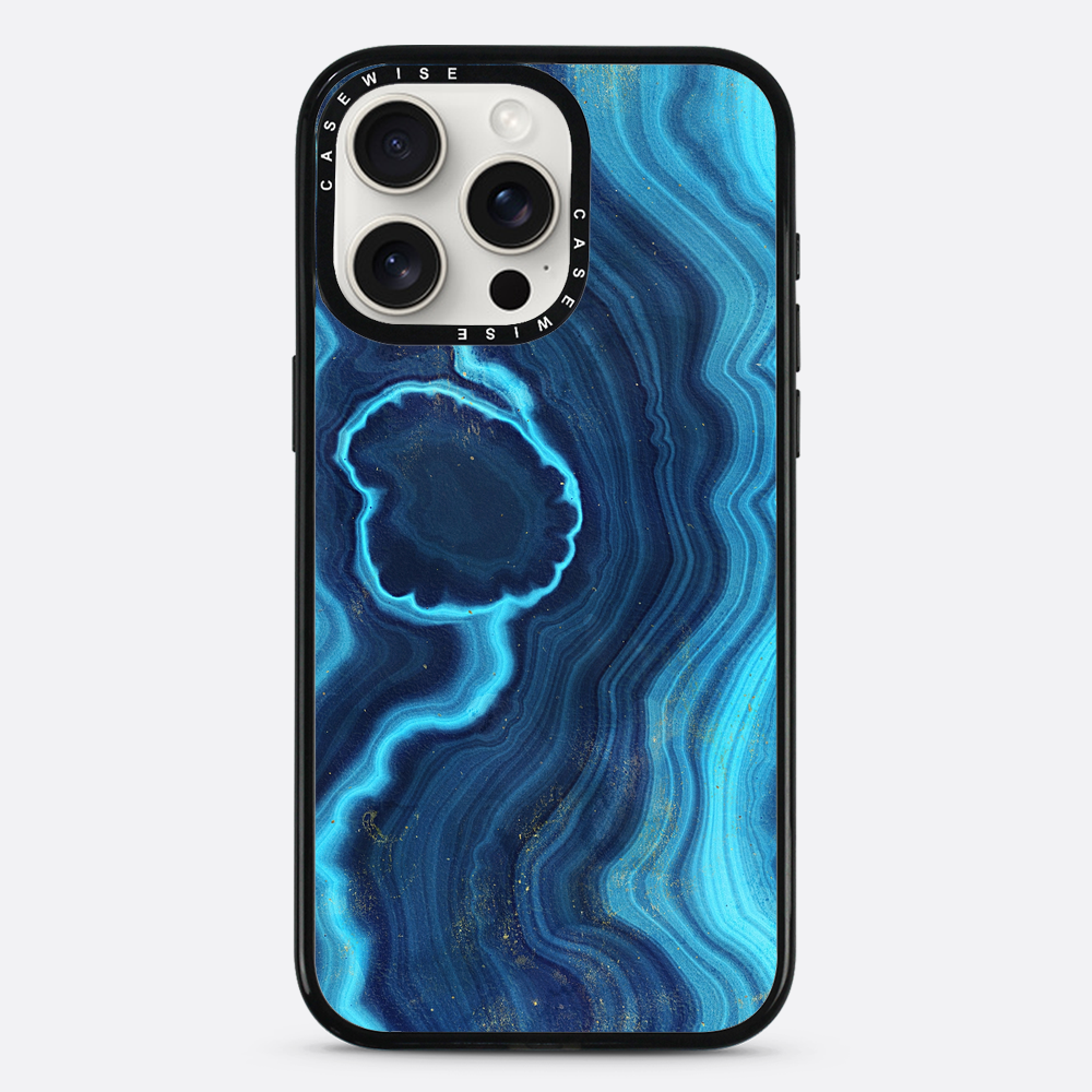 Blue Agate Texture 03 - Etui