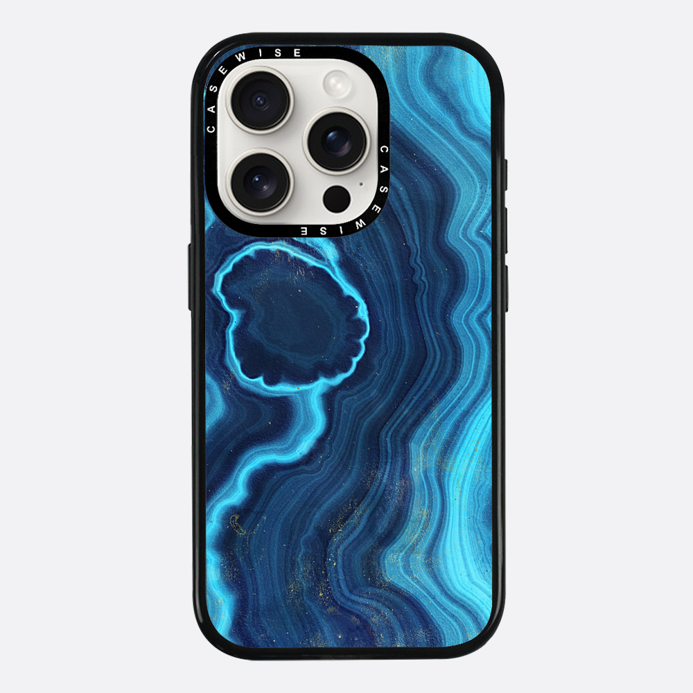 Blue Agate Texture 03 - Etui