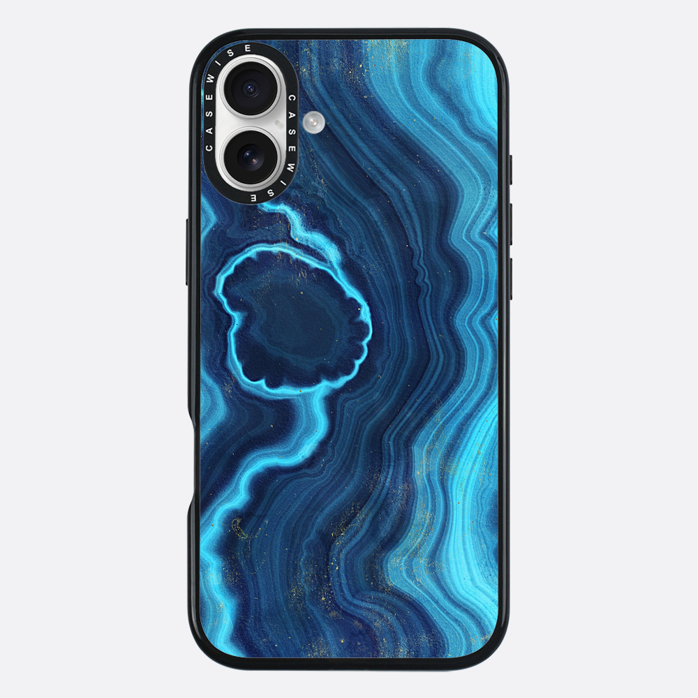 Blue Agate Texture 03 - Etui
