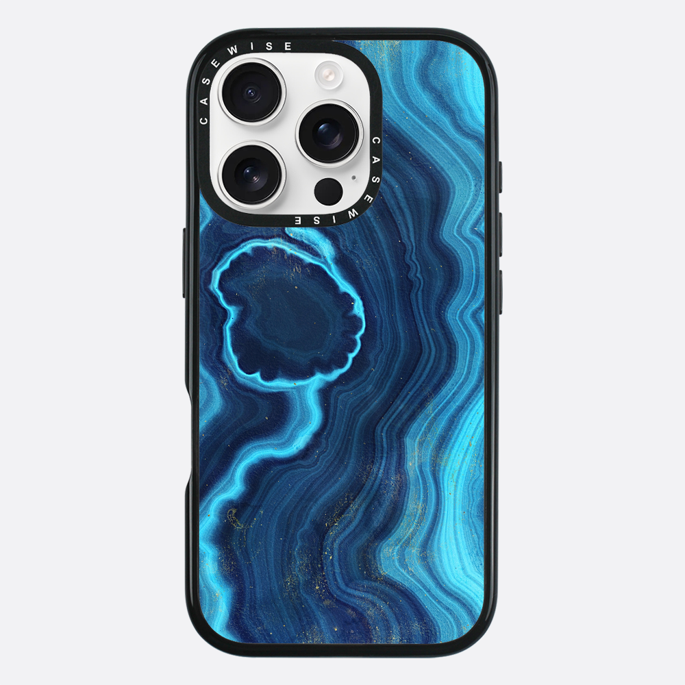 Blue Agate Texture 03 - Etui